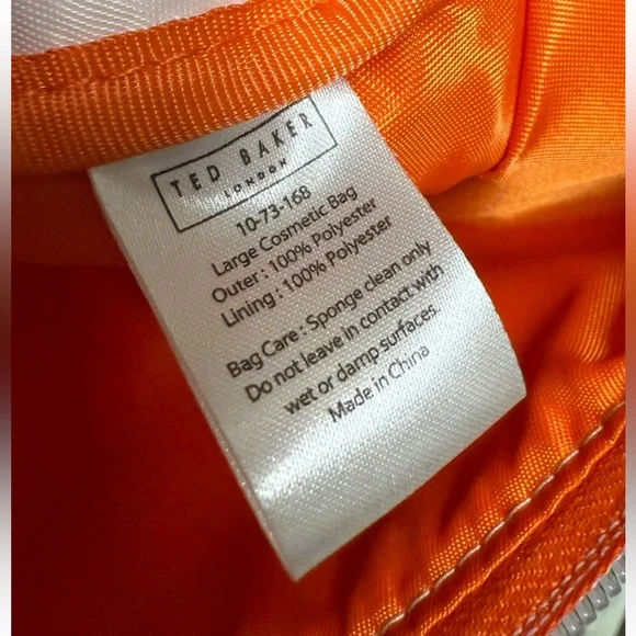 NWT Ted Baker large cosmetic bag, 2 eyeglass/sunglass cases, cleaning cloth set - Picture 16 of 16